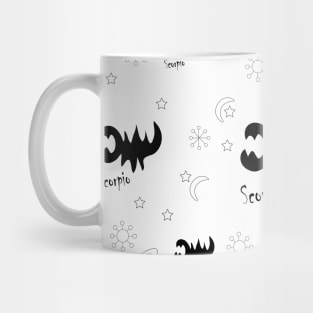 Scorpio ,3, Zodiac, Astrology, Horoscope, Stars, Sun-and-moon, Birthday, Valentines-day, Holidays, xmas, valentines, valentines-gift, valentinesday, Mug